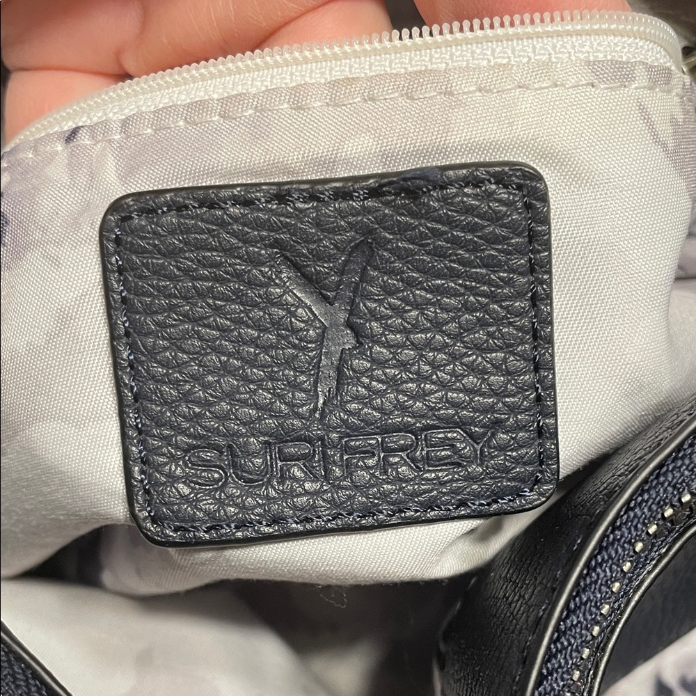 Suri Frey Navy Blue Shoulder Bag - Picture 9 of 12
